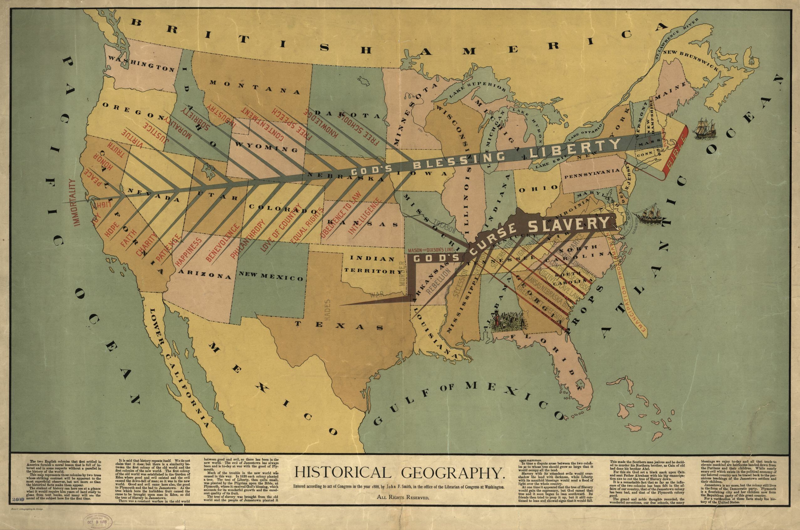 John F. Smith, Historical Geography, 1888