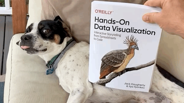 Book cover of Hands-On Data Visualization